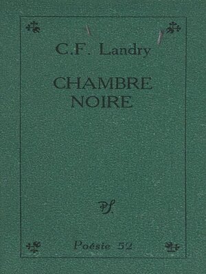 cover image of Chambre noire